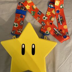 Super Nintendo World Mario Star Popcorn Bucket Light Universal Epic Universe