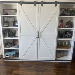 World market Wood TV Cabinet 