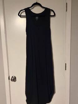 Gap Black Sleeveless Maxi Dress