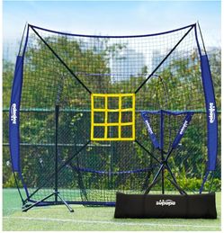 Baseball/Softball Training Net w/ Tee & ball caddy