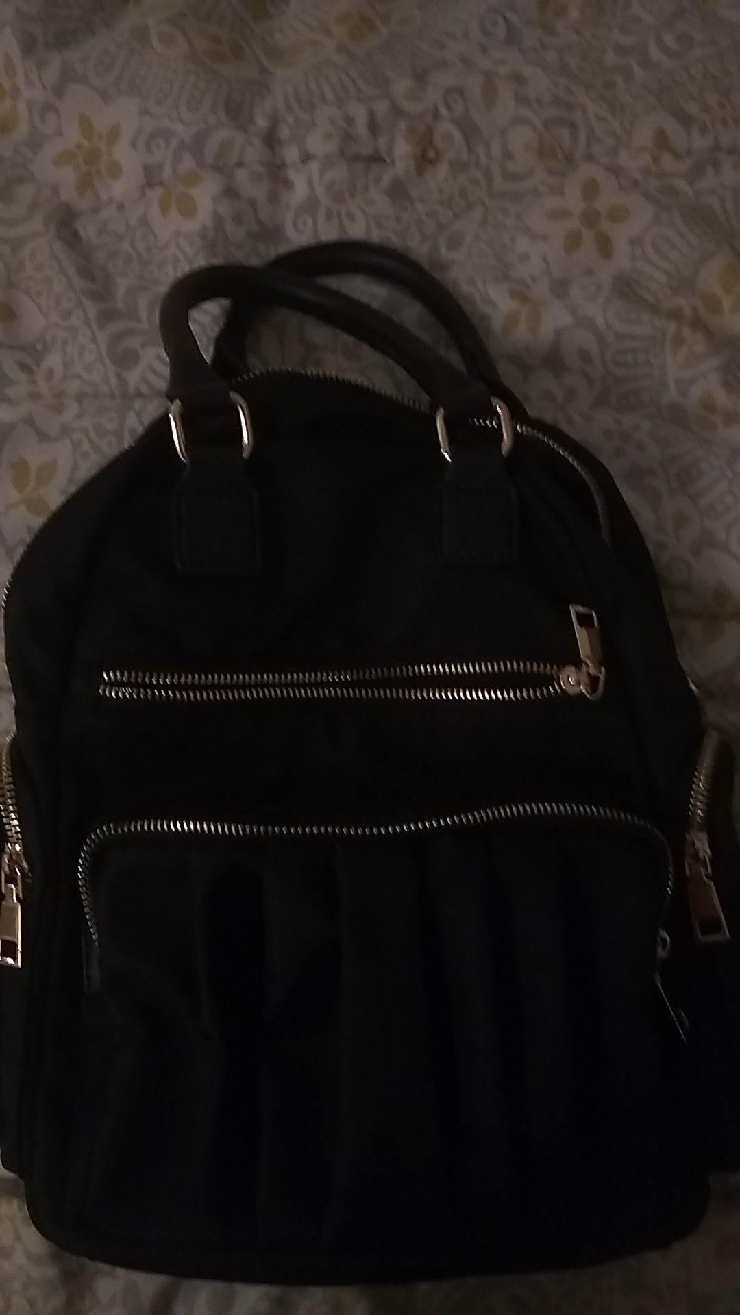 Black backpack/purse