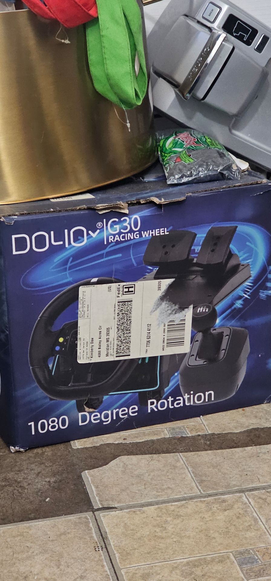 Doyo R808, G30 Racing Wheel, 1080° Rotation, For Xbox