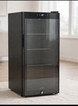 Ivation Wine Cooler with Glass Door