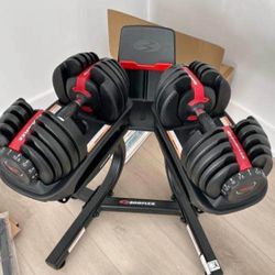 Bowflex Dumbbells Wit Stand 