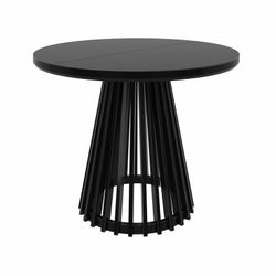 Lido Round Dining Table - 38" Black