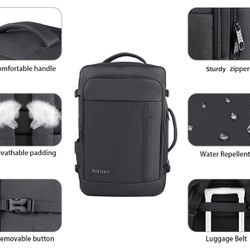 Travel Backpack With USB Port, New