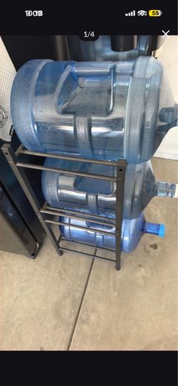 3-Tier Water Jug Storage Rack – Holds Three 5-Gallon Bottles