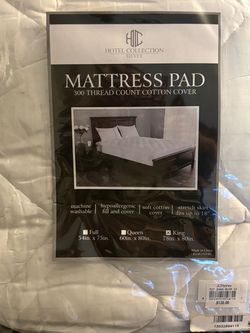 Hotel Collection Silver King Mattress Pad