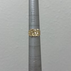 10K Yellow Gold Nugget Rings