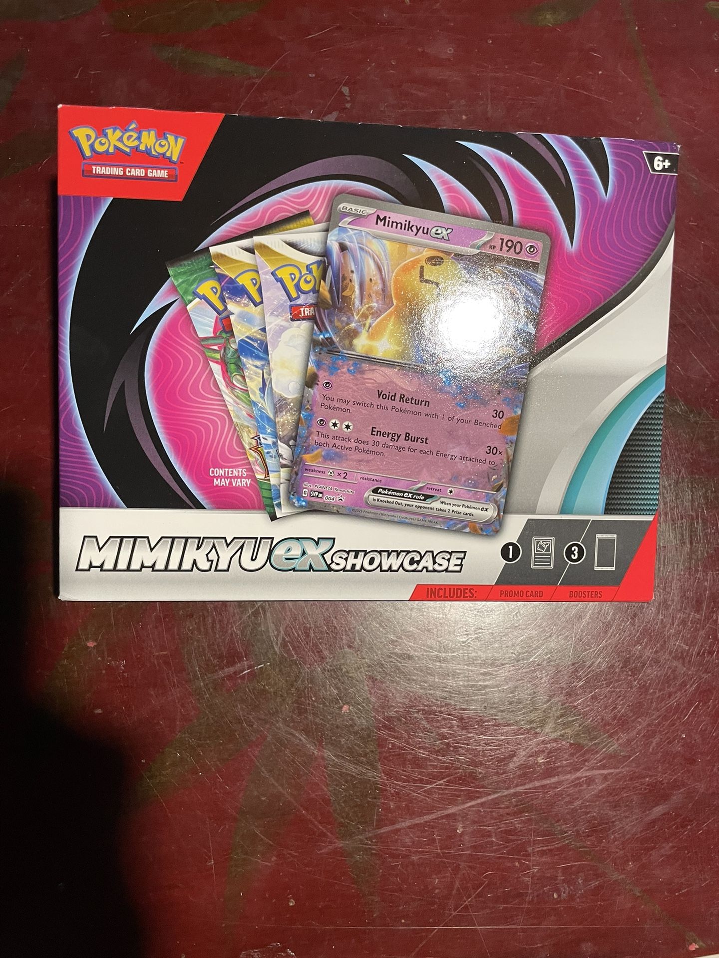 Pokemon Sword & Shield Mimikyu EX Showcase Box 1 Evolving Skies 2 Silver Tempest