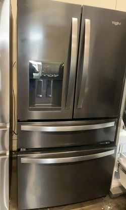 Whirlpool 4-Door Stainless Steel Refrigerator Fridge
