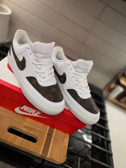 Custom made Louis Vuitton Nike Court Vision Lo