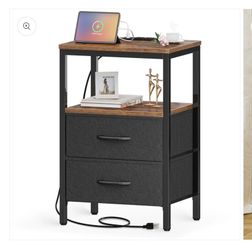 Table stand with charging station