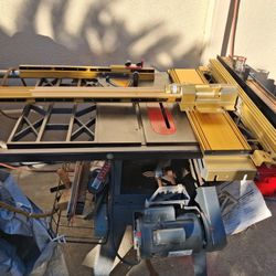 Ten inch table, ultimate set up