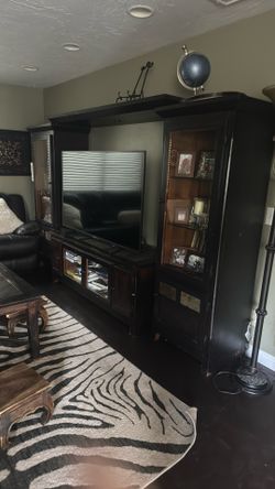 FREE Tv Stand - Solid Wood And Slate 