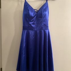 Macys Blue Party Dress Size 5