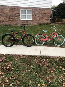 His and Hers 26 In Beach Cruisers