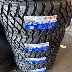 35x12.50R17 ATLANDER MT A SET OF FOUR NEW TIRES