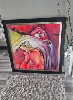Modern 50/50 Abstract Painting