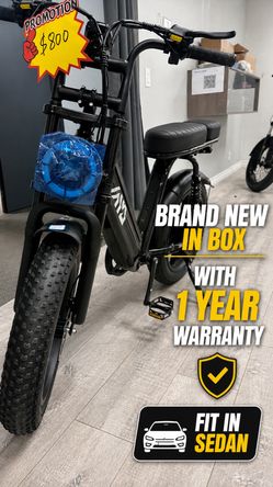 Great price electric bike 1 year warranty brand new in box hydraulic brake with 759W motor sustained Ebike