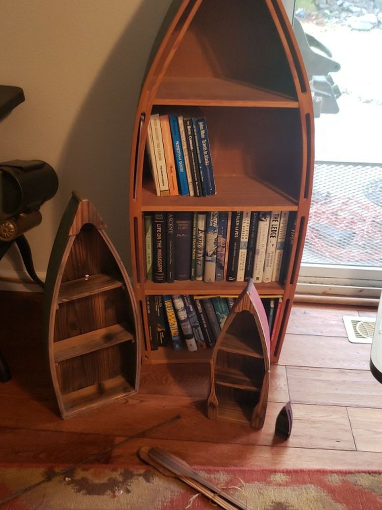 Boat Bookshelf Display Set