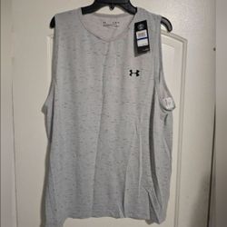 Under Armour Seamless Tank Top men's XL fitted shirt men v neck
