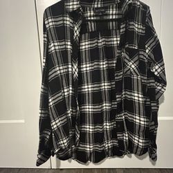 Unisex Plaid long sleeve