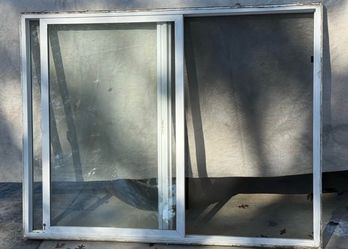 Used Sliding Window 62 1/4 x 48 Block Frame