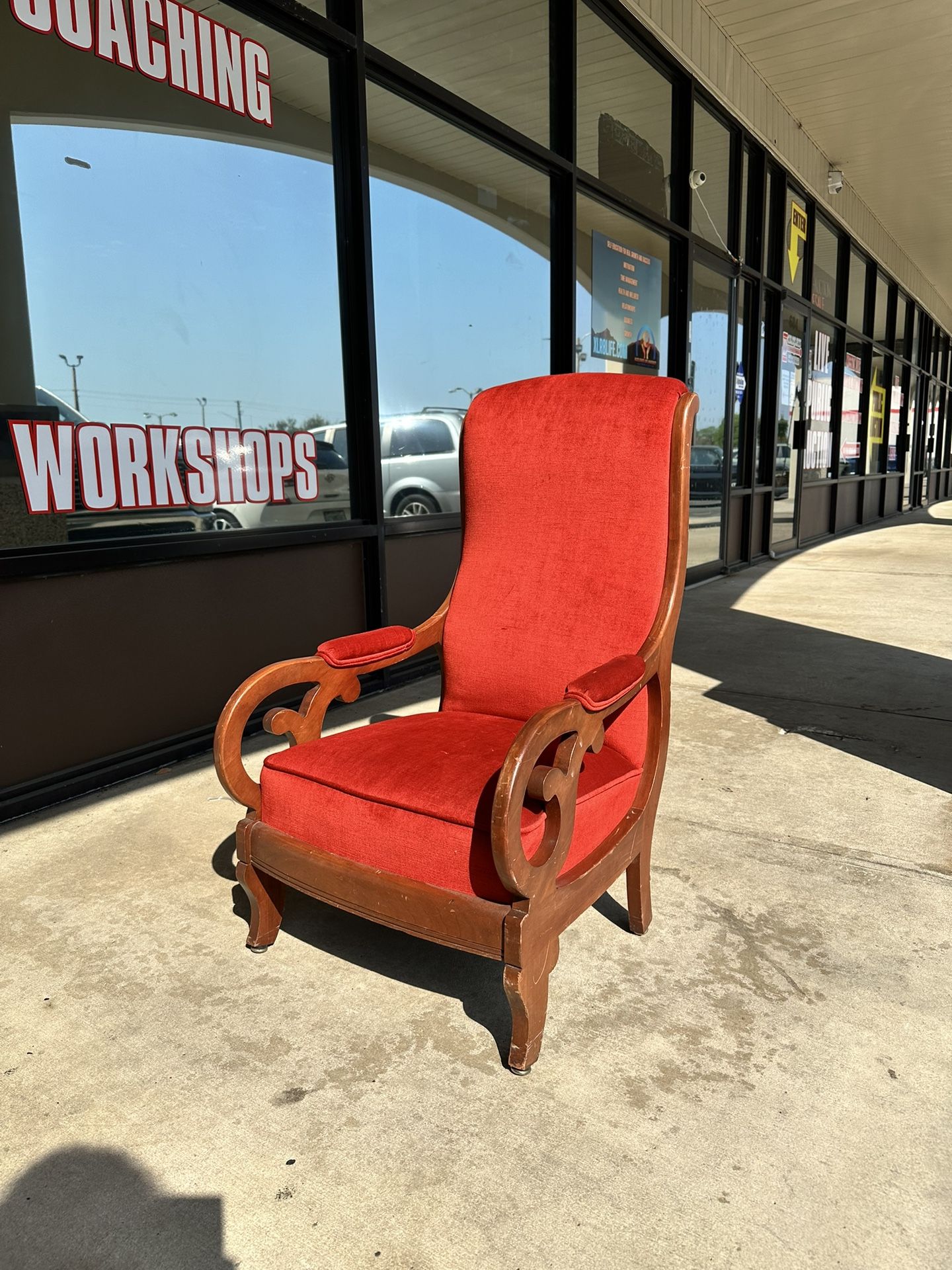 Gorgeous Vintage Red Armchair