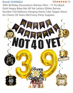 39 birthday decor for free