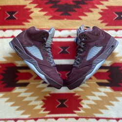 Size 13 - Air Jordan 5 Retro SE 2023 Burgundy Used