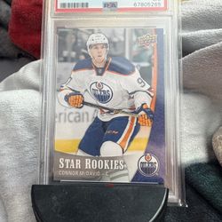 Connor Mcdavid Rookie Star PSA 8.5