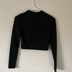 SMALL black long sleeve shirt