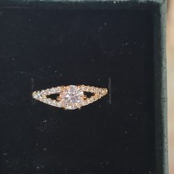 Gold Womens Cubic Zirconia Engagement Ring-Engagement-Ring for Women