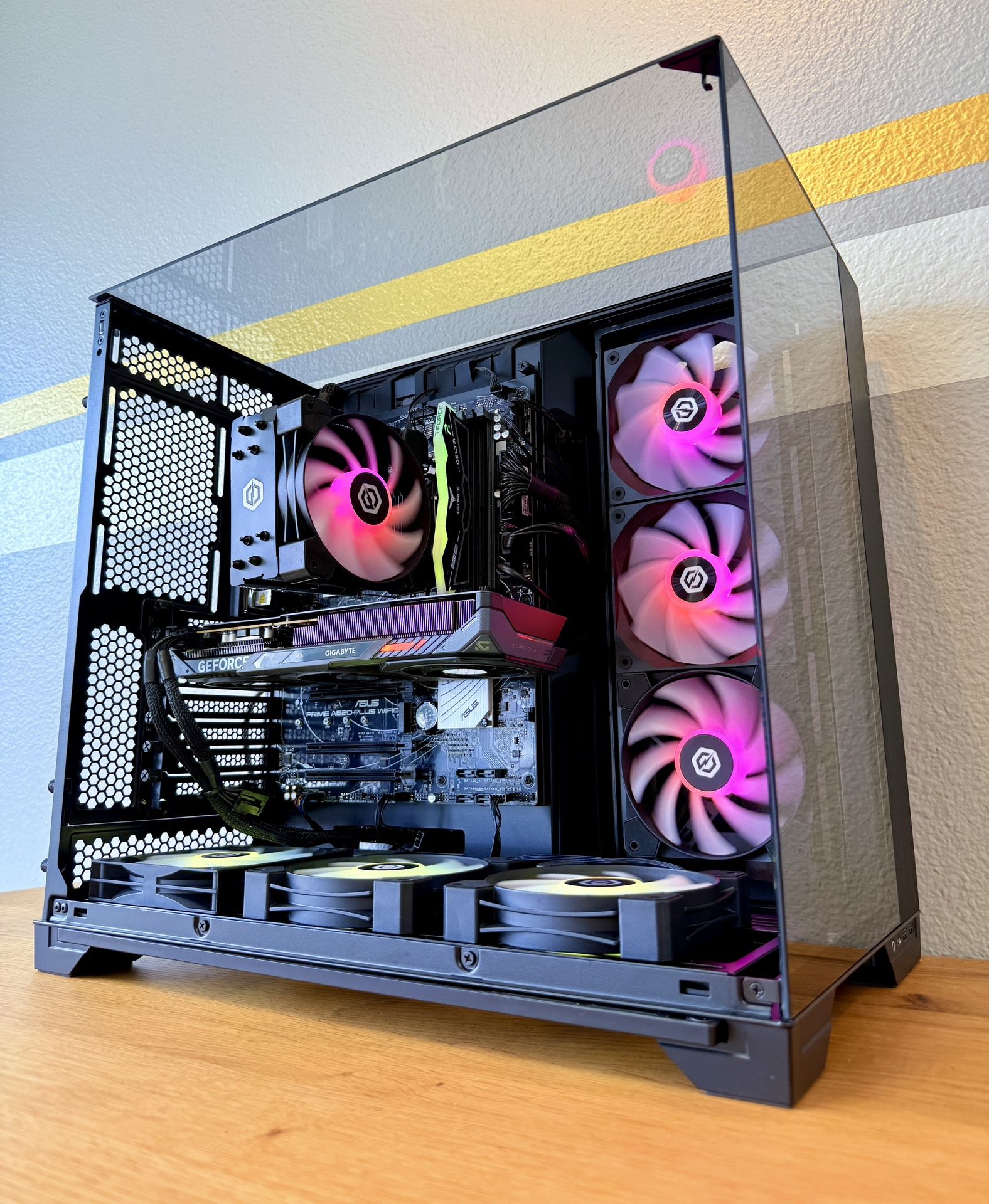 Gaming PC Custom Built by AREA-51🕹Full RGB Set,Ryzen 5/16GB RAM/1TB🖥1 Yr Wrnty‼️ RTX 5060 GPU💥 $0Down Finance Available✅