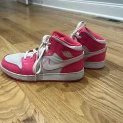Nike Sneakers Hot Pink And White 