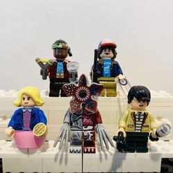 Stranger Things Minifigures Kids Squad and Demon |New Custom Compatible LEGO Toy