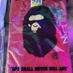Red Stussy Bape 