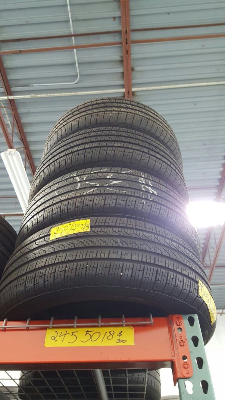 On sale p245/50r18 great tires