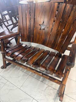 New patio chair wood