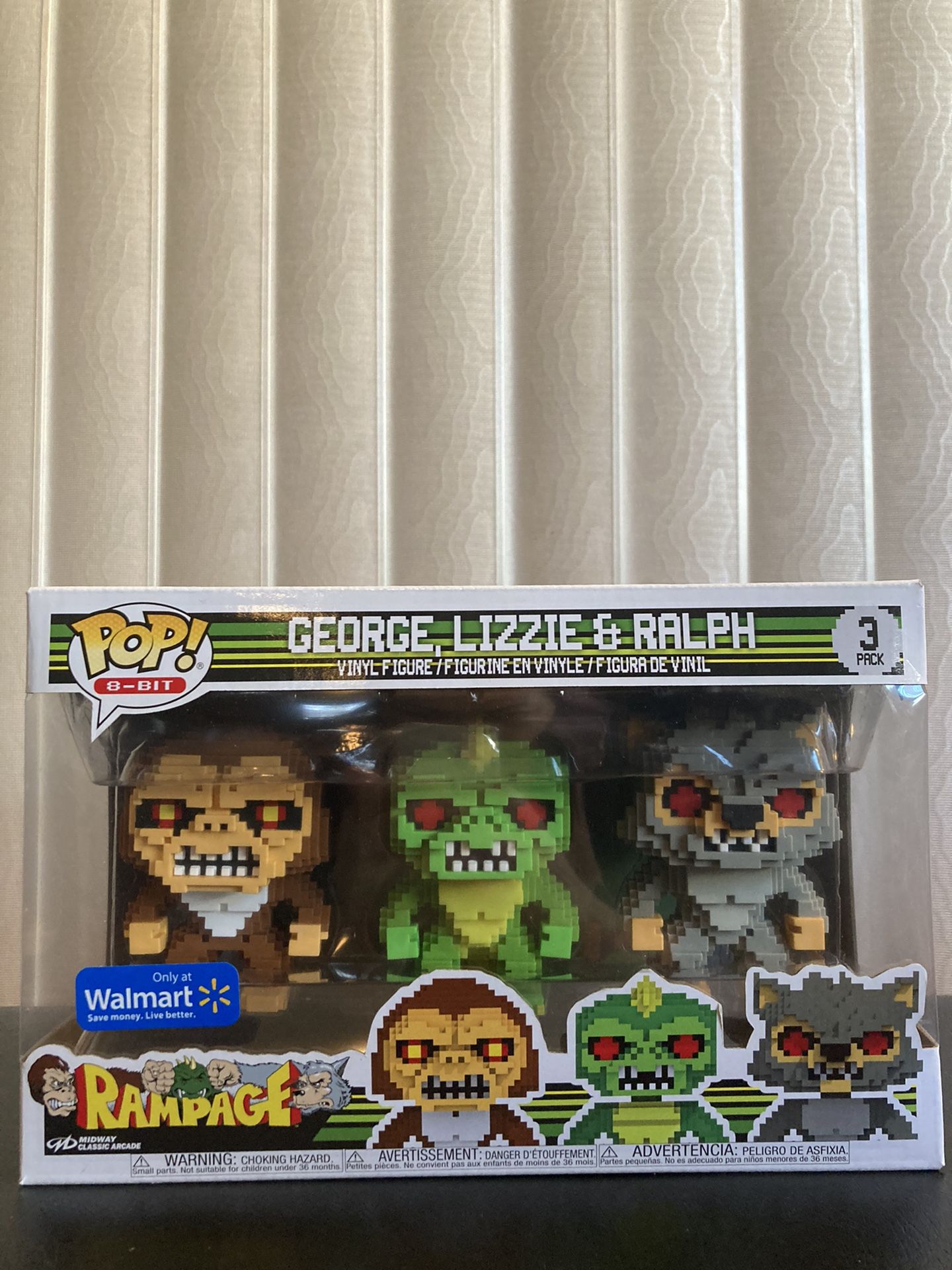 Rampage 3pk Funko Pop