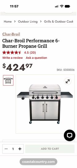 Char-Broil Performance 6-Burner Propane Grill