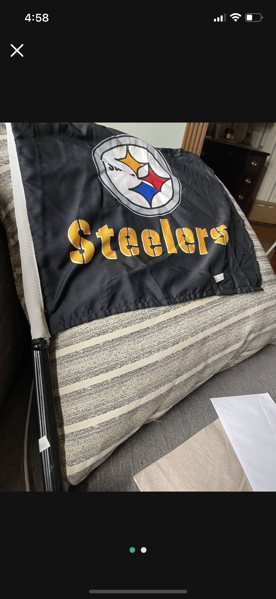 STEELERS car window flags
