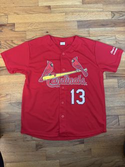 Red St. Louis Cardinals baseball jersey  size Youth XL  fits ages 12-15
