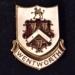 Wentworth Military Academy School Crest Lexington Missouri Lapel Pin Collectible 