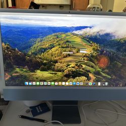 iMac 24-inch M1 Chip - Blue