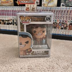 Franky Funko Pop 329 Silver Nose with Pop Protector One Piece 