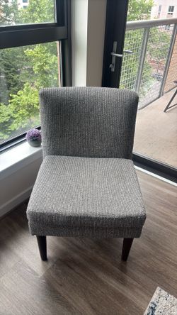 Grey Armless chair