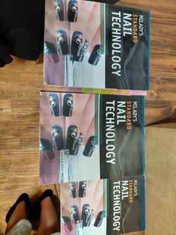 Midlady Nail Tech Textbooks W/notes (3)