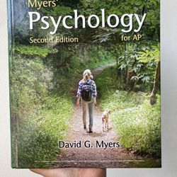 David Myers Myers' Psychology for AP Second Edition Hardcover 